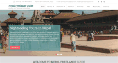 Desktop Screenshot of nepalfreelanceguide.com