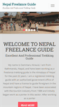 Mobile Screenshot of nepalfreelanceguide.com